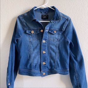 Love Tree Denim Jean Jacket Size Large Juniors